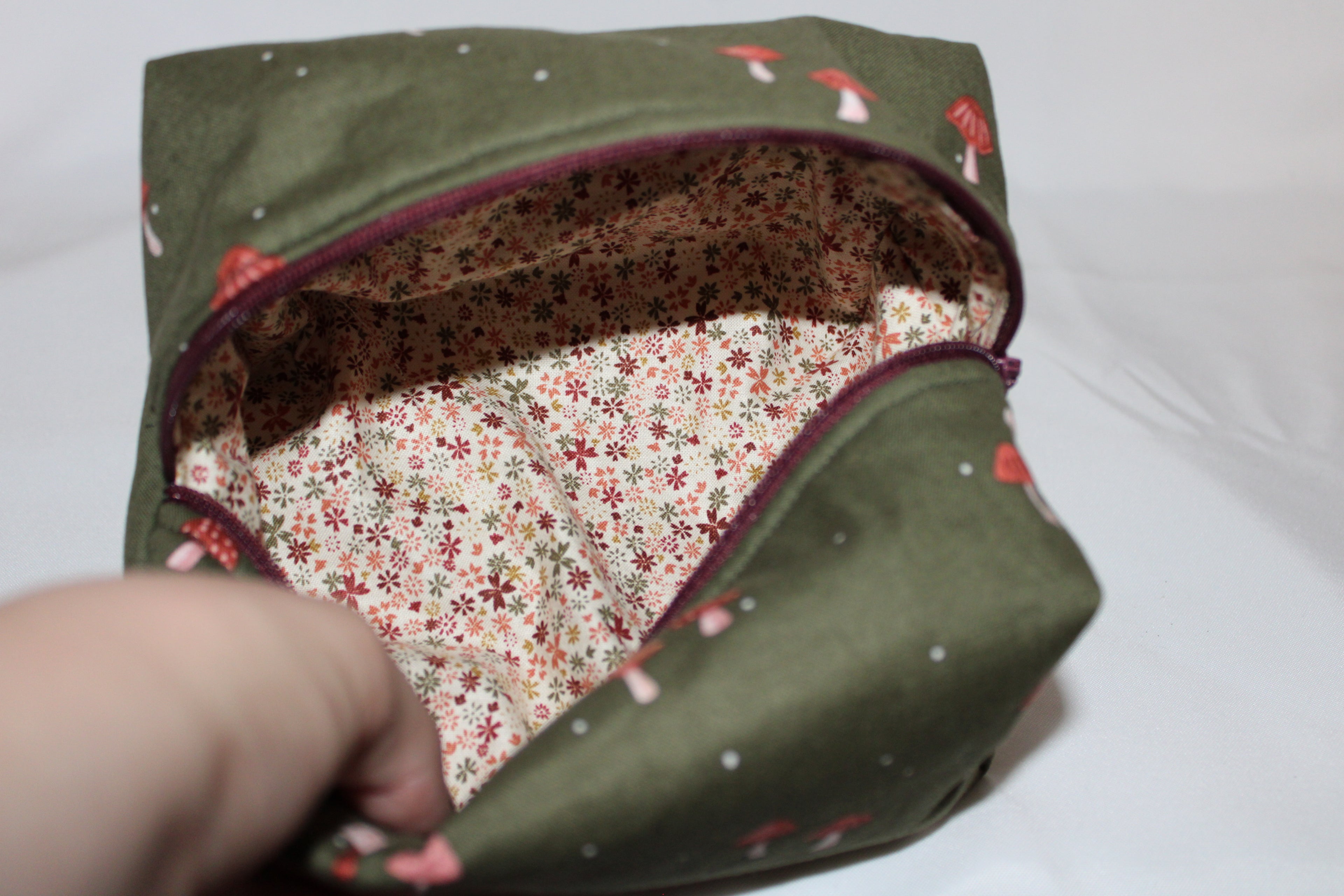 Moss and Mushroom bag