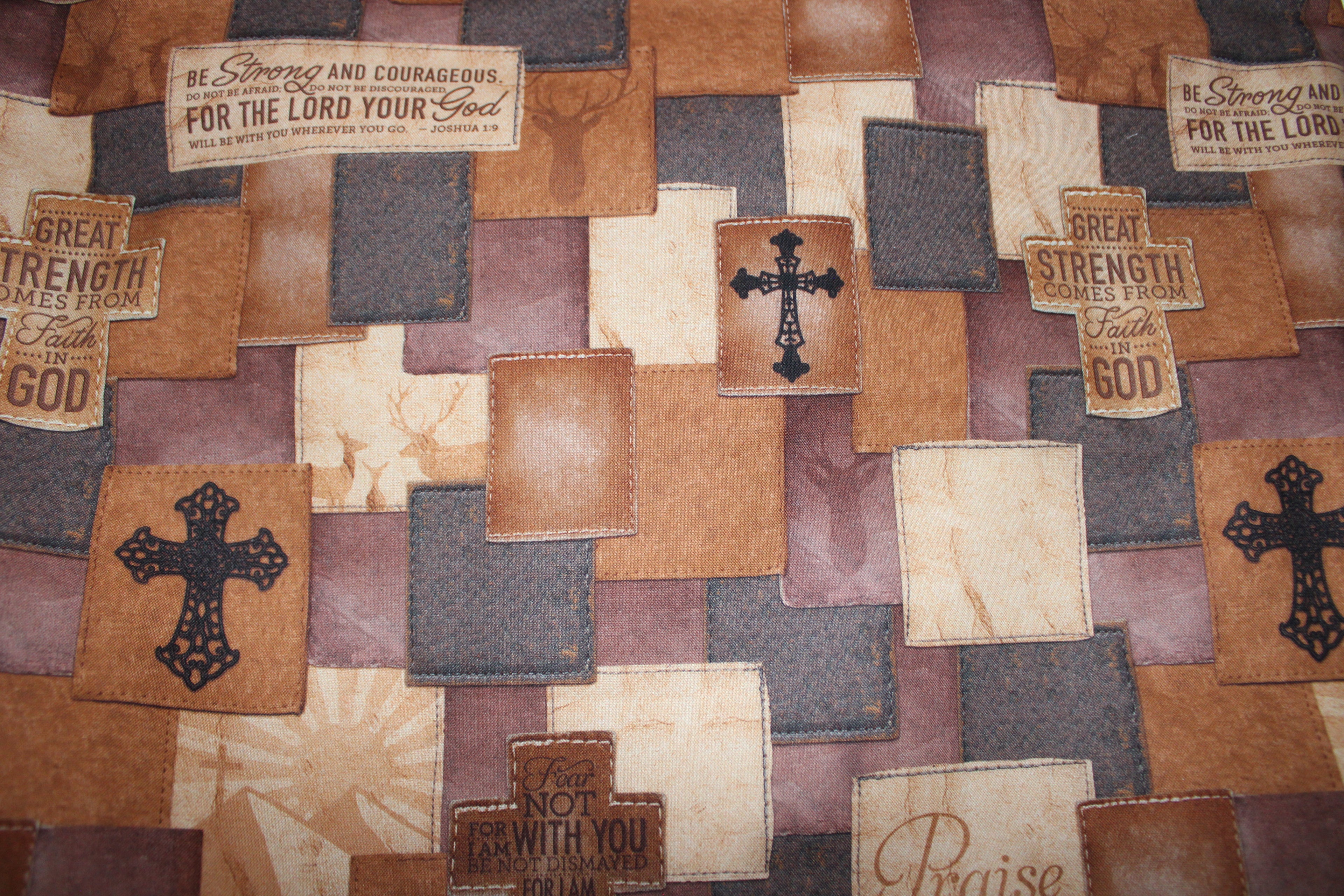 Faith and Strength tote bag