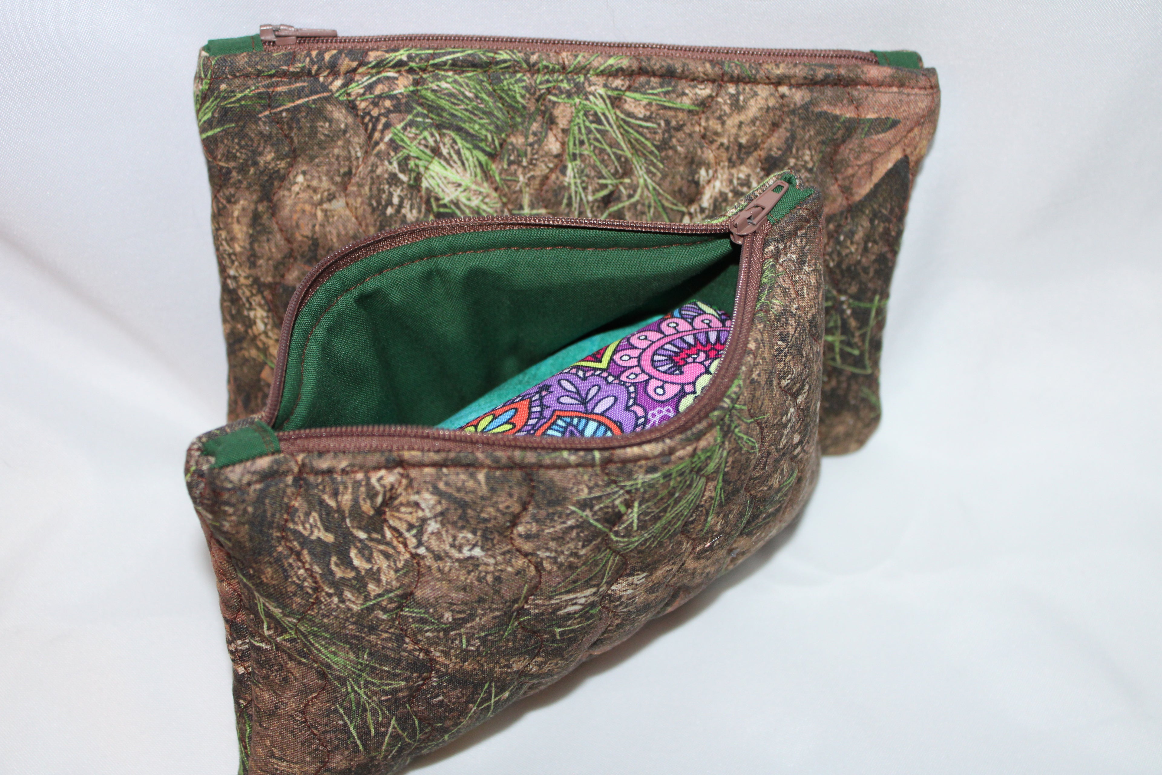 Camo Zipper pouch