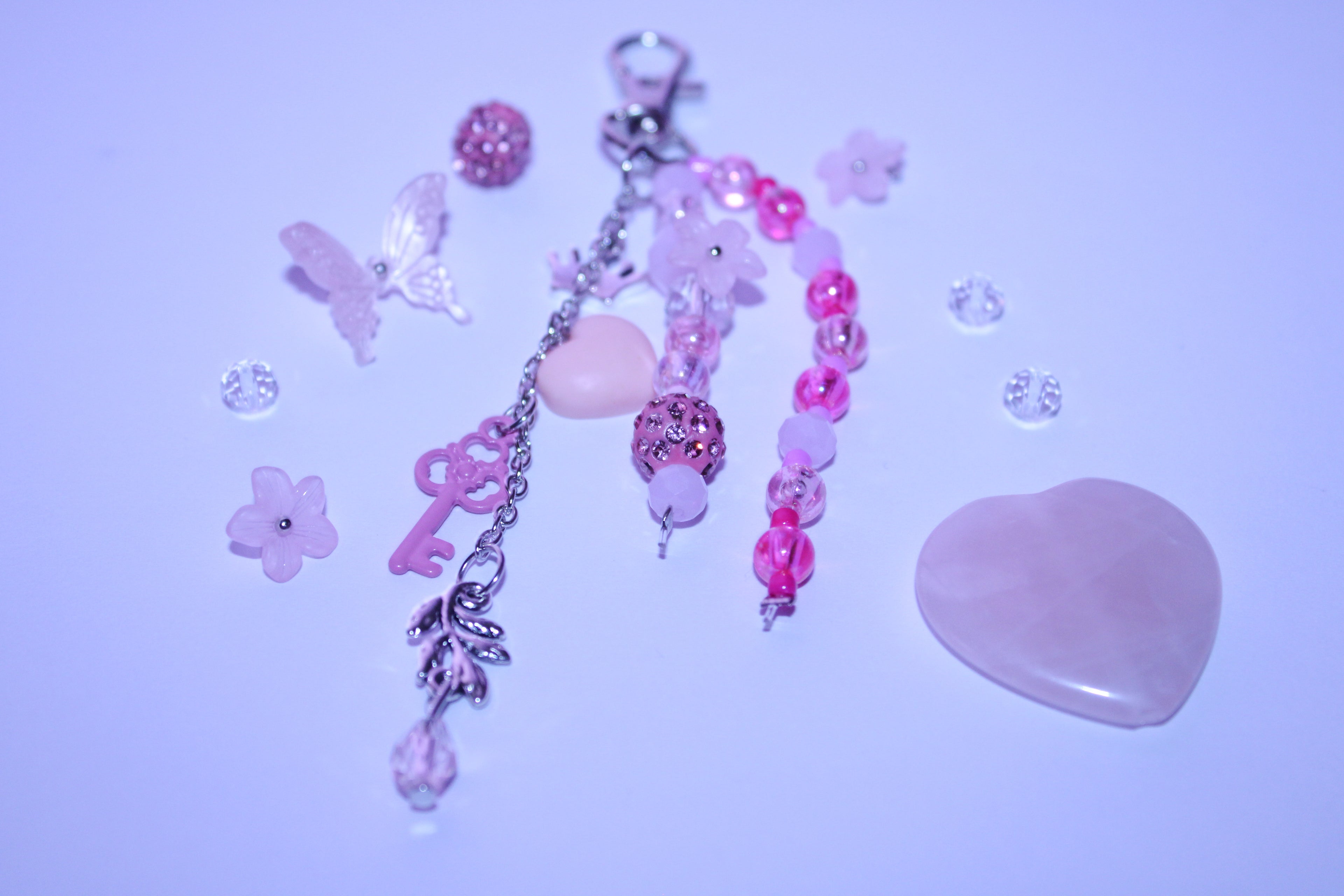 Pink Queen Bag Charm