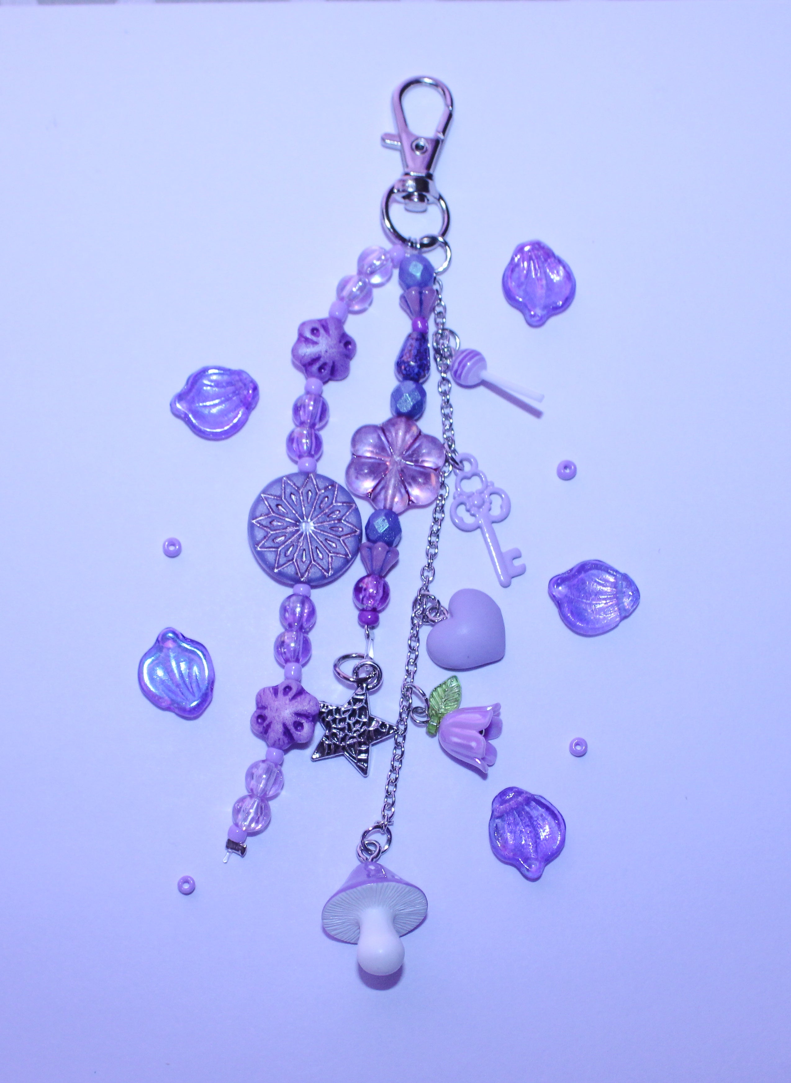 Mystical Purple Bag Charm