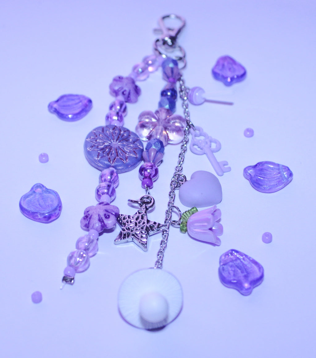 Mystical Purple Bag Charm