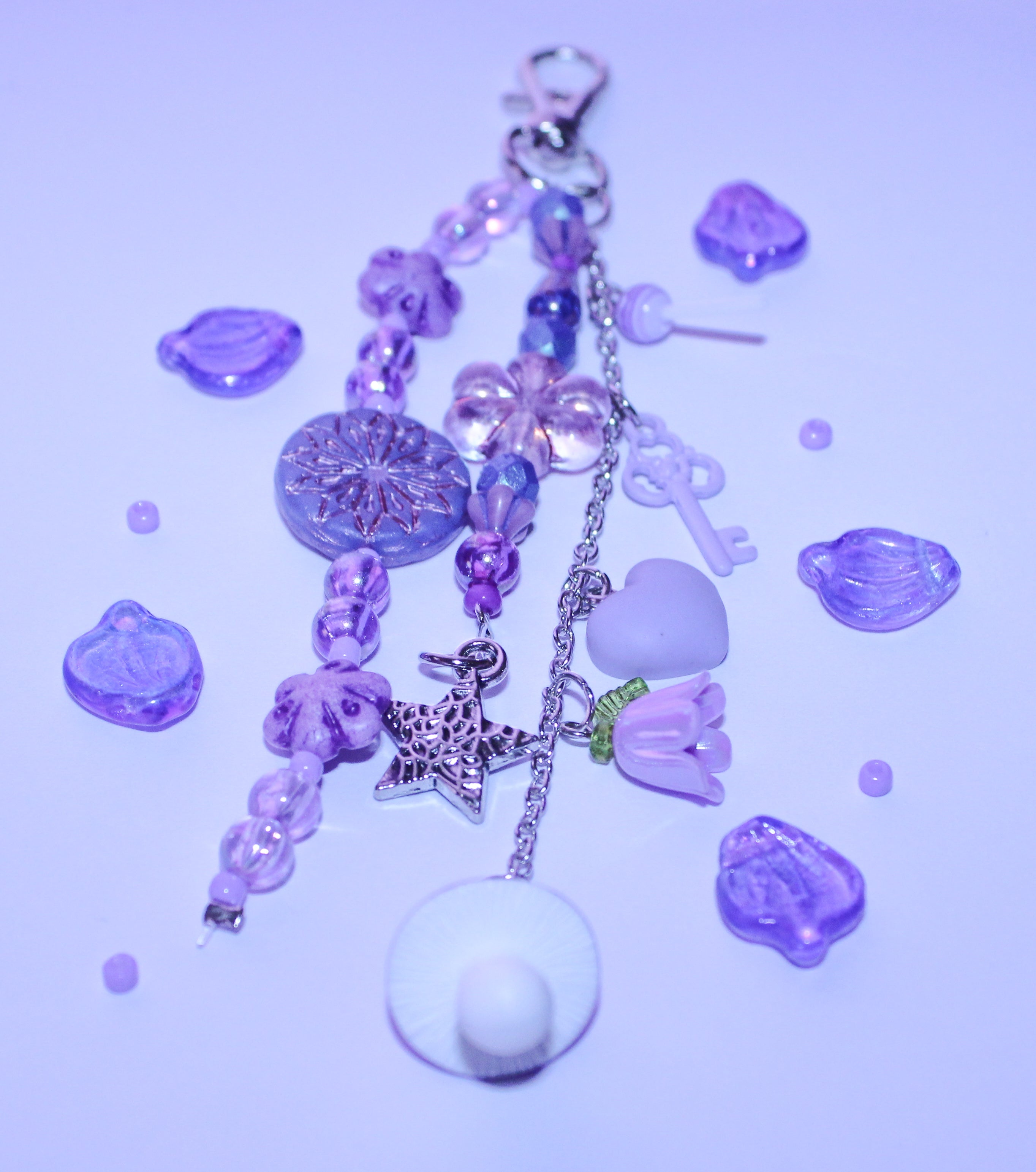 Mystical Purple Bag Charm