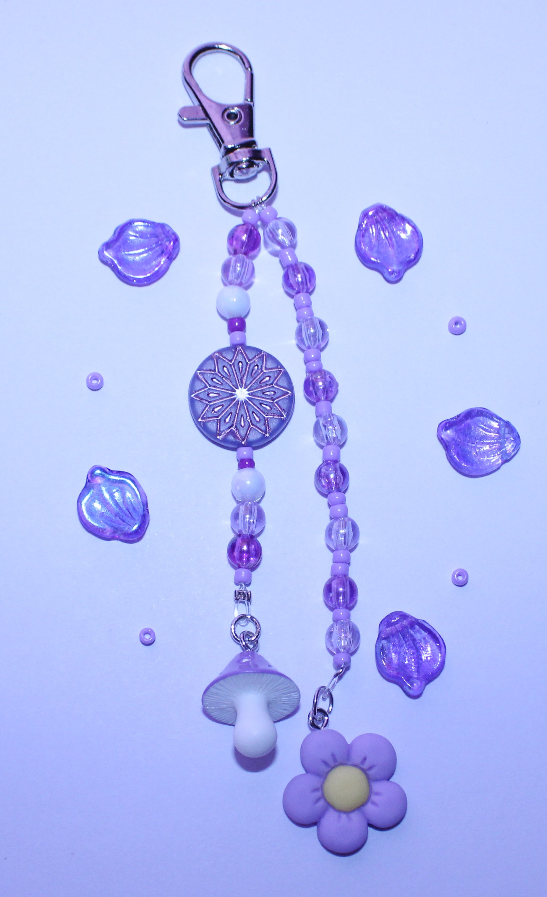 Simple Purple Bag Charm