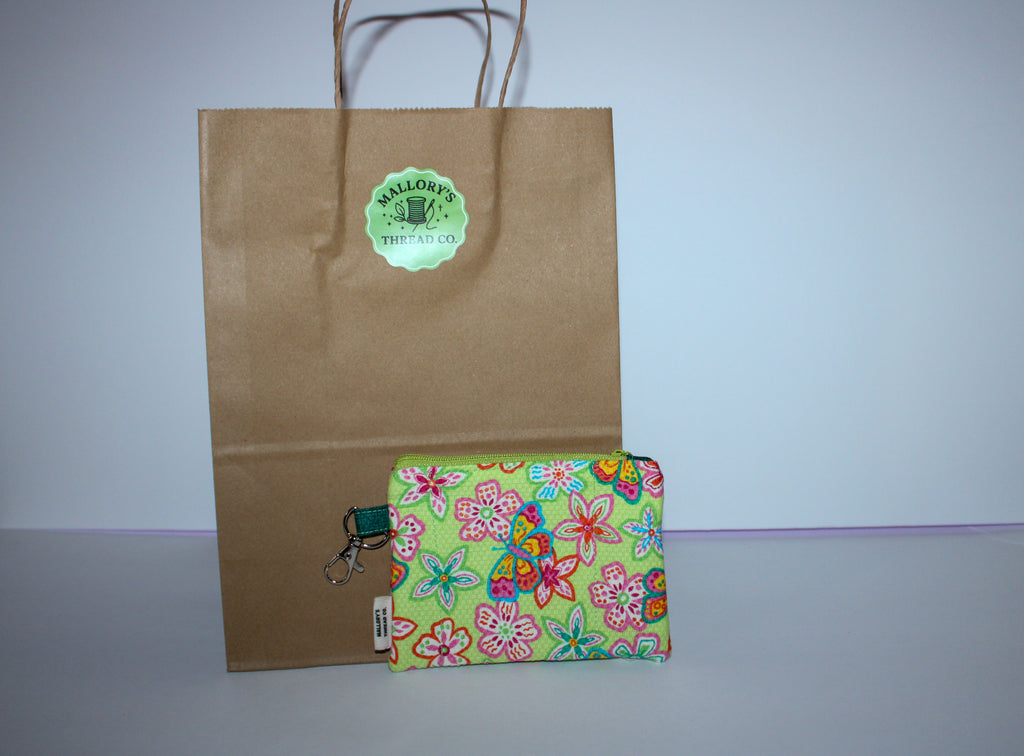 Green Picnic Wristlet Wallet