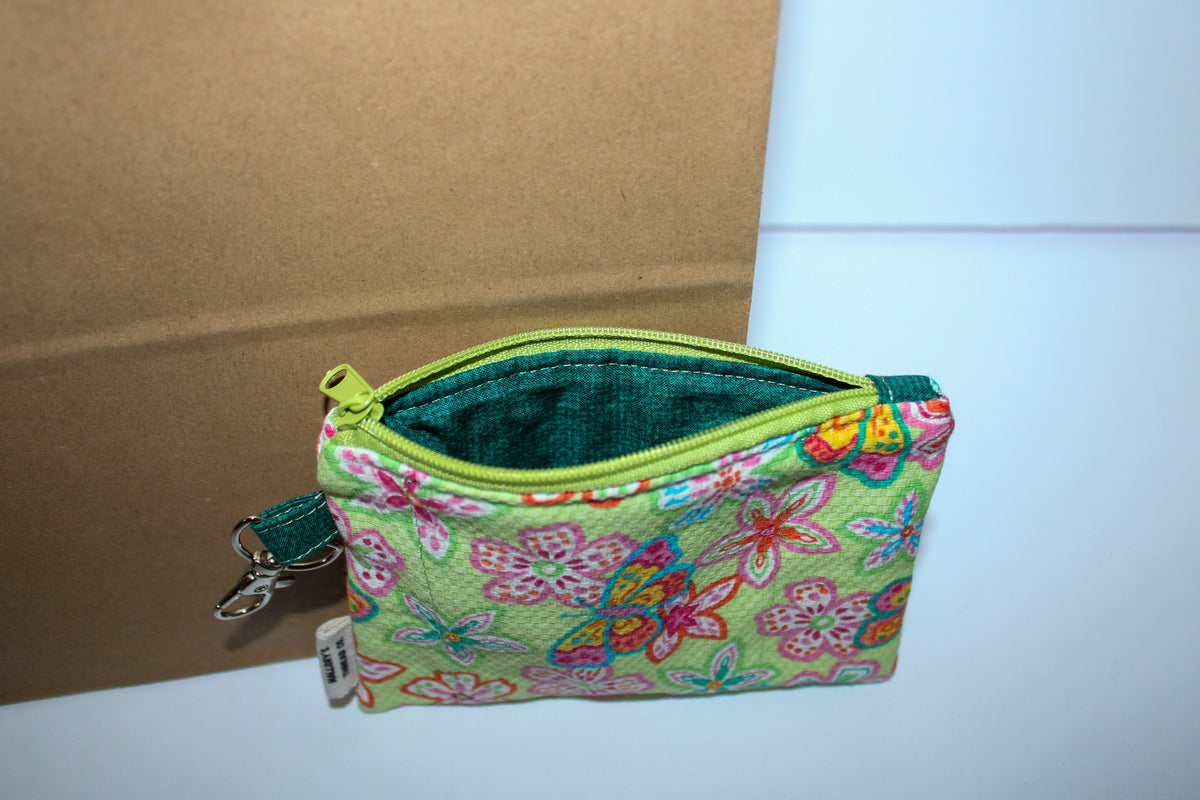 Green Picnic Wristlet Wallet