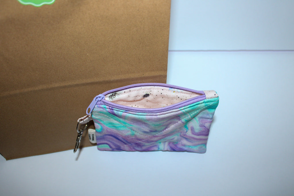 Pastel Silk Wristlet Wallet
