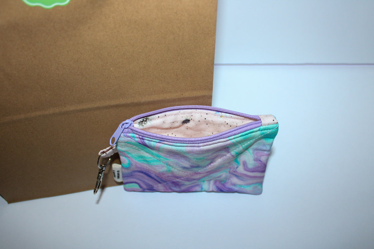 Pastel Silk Wristlet Wallet