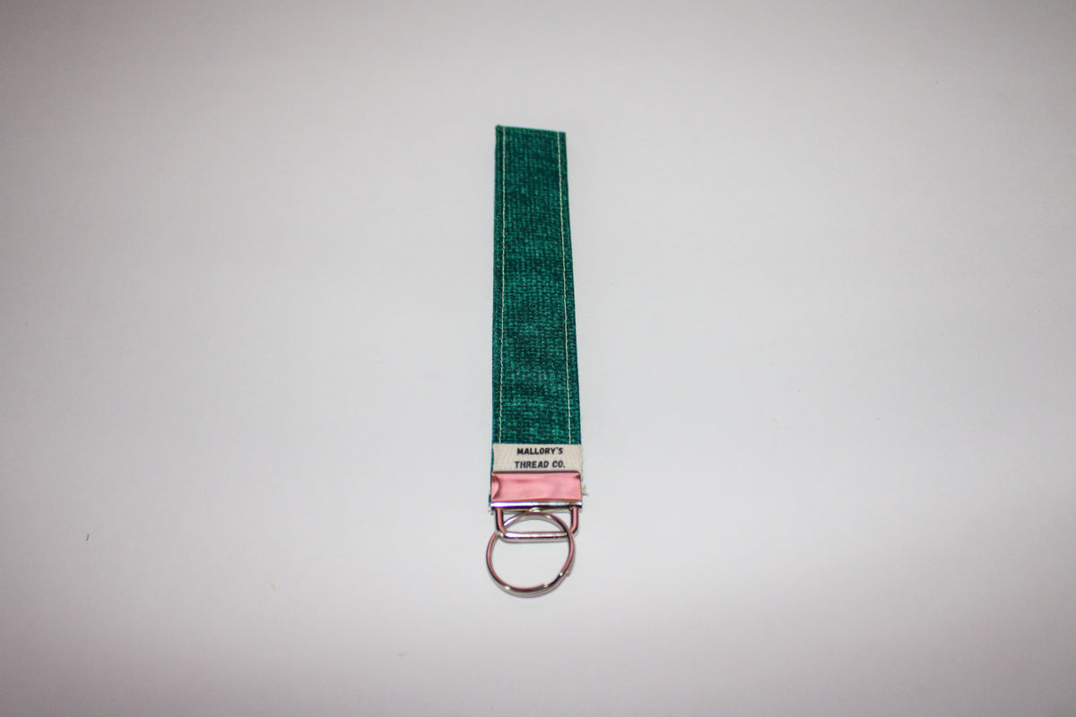 Dark Green Wristlet