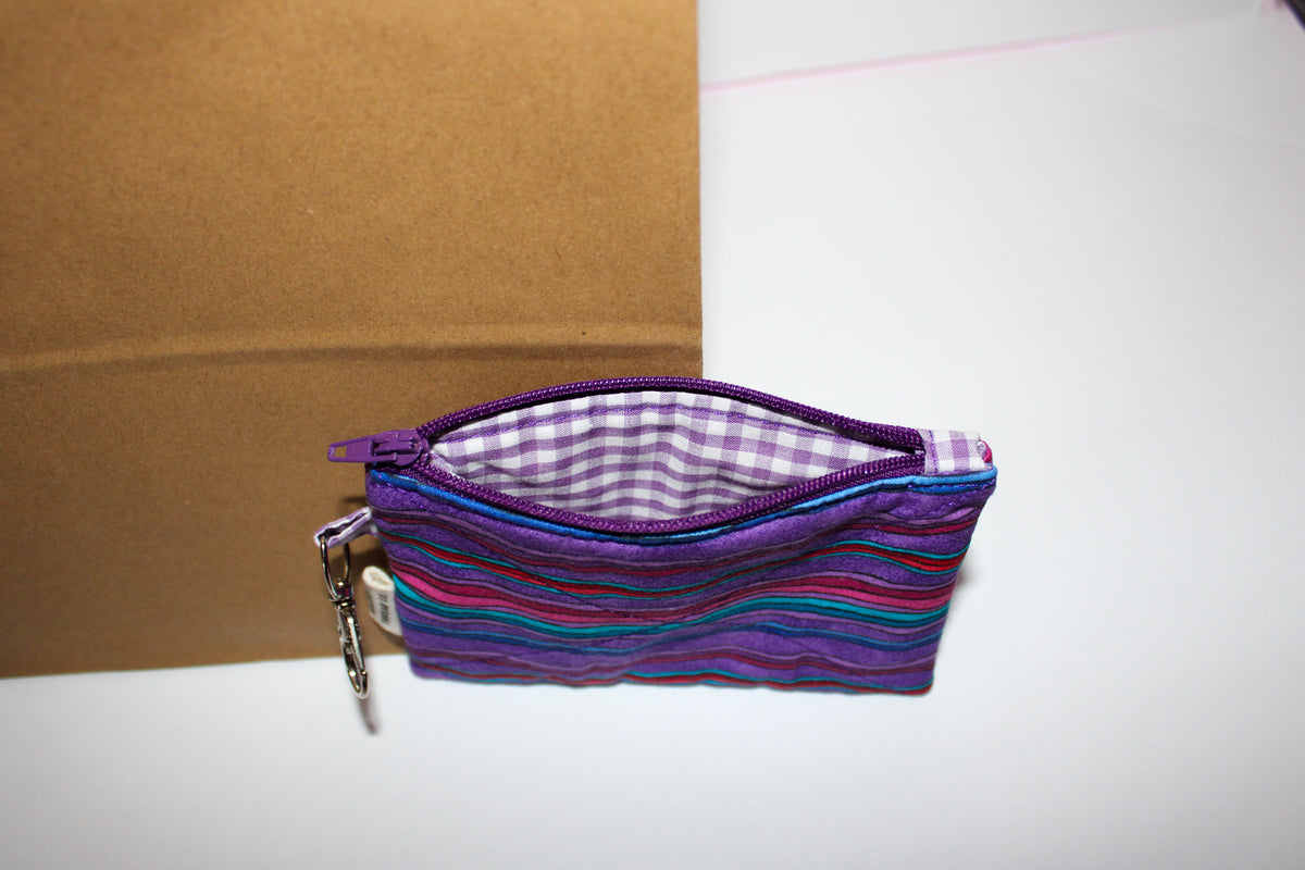 Groovy Purple Wristlet Wallet