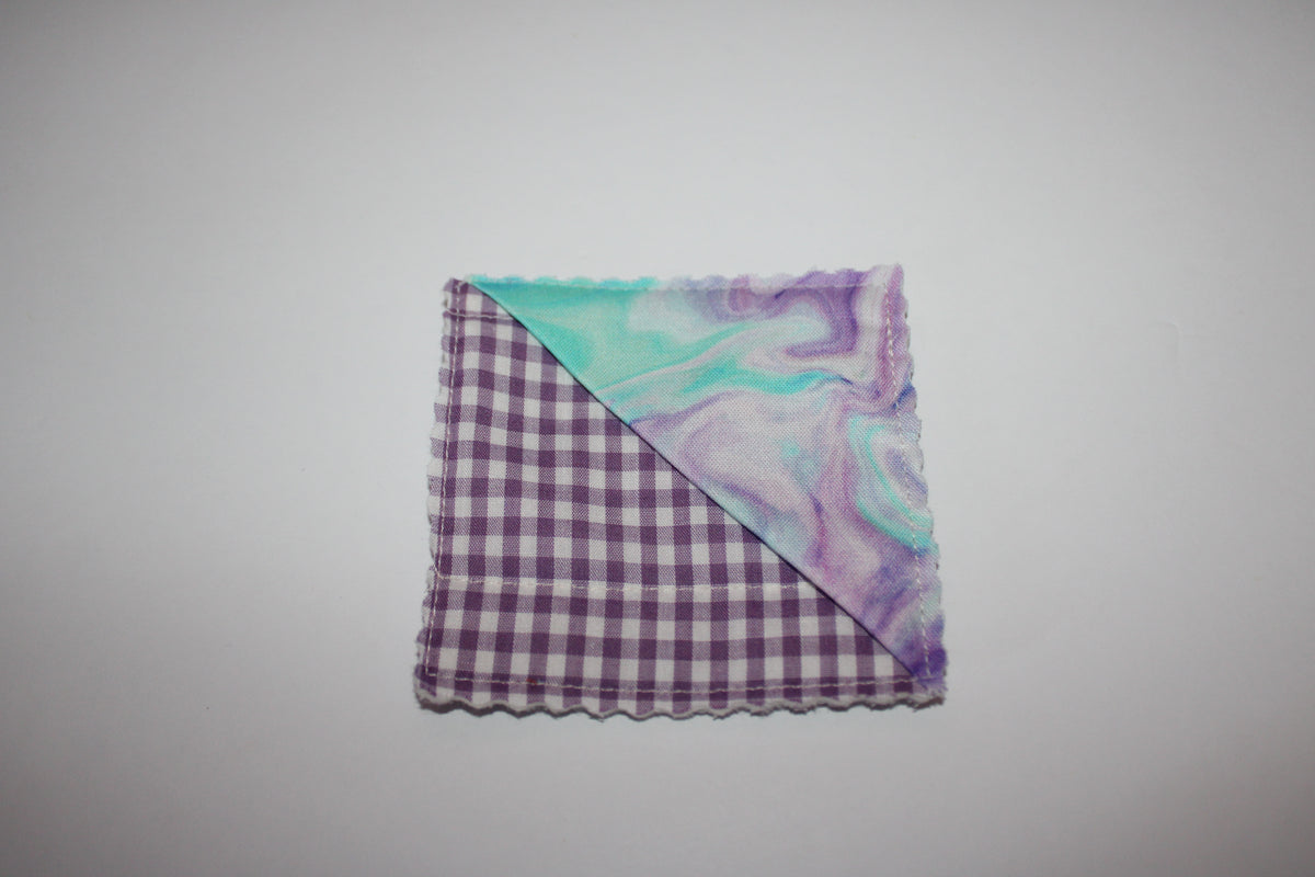 Pastel Gingham Corner Bookmark