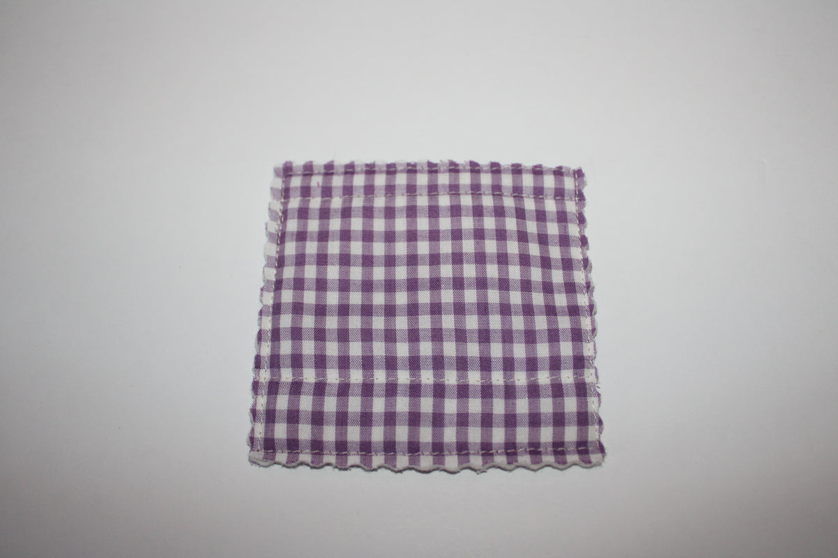 Pastel Gingham Corner Bookmark