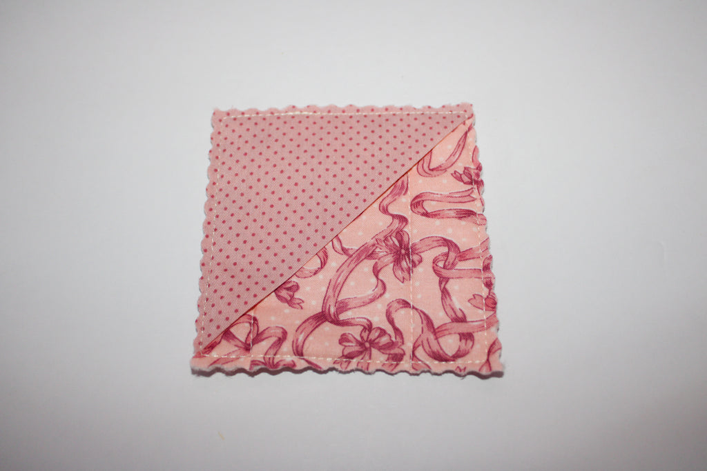 Pink Polka Dot Corner Bookmark