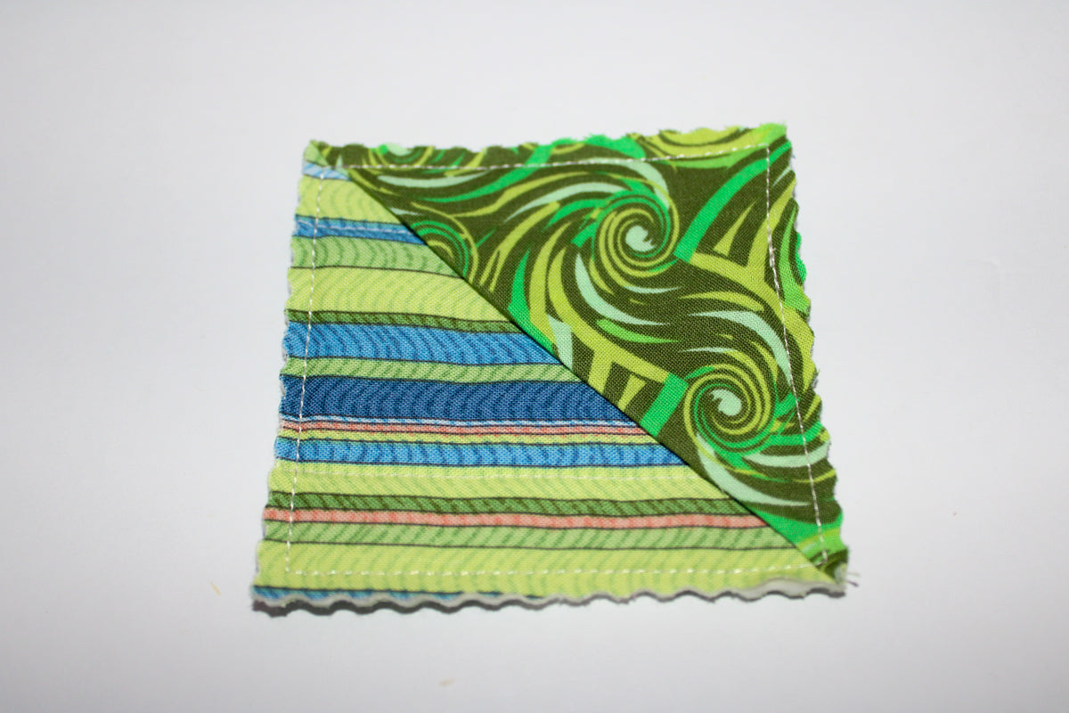 Blue Stripes corner Bookmark