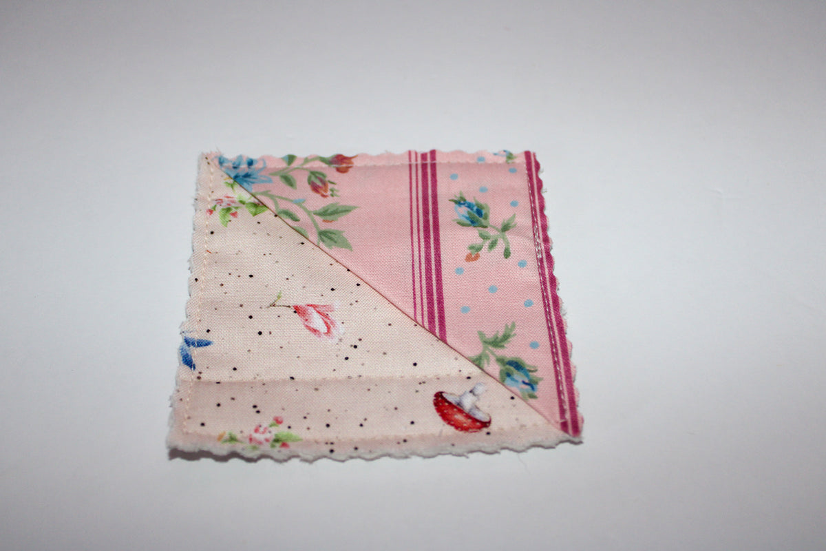 Pink Floral Corner Bookmark