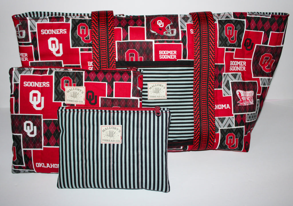 Large OU Tote Bag Bundle