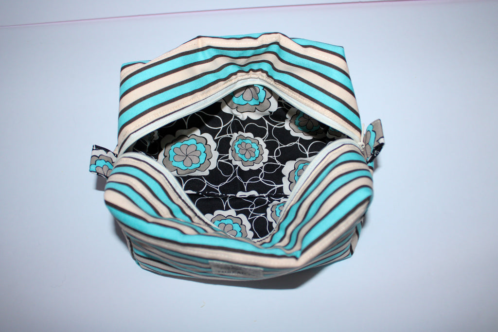 Vintage Flower Makeup Bag
