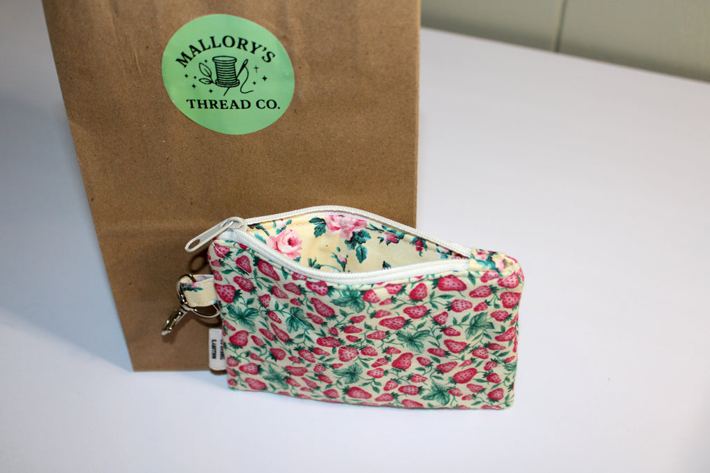 Strawberry Fields Wristlet Wallet