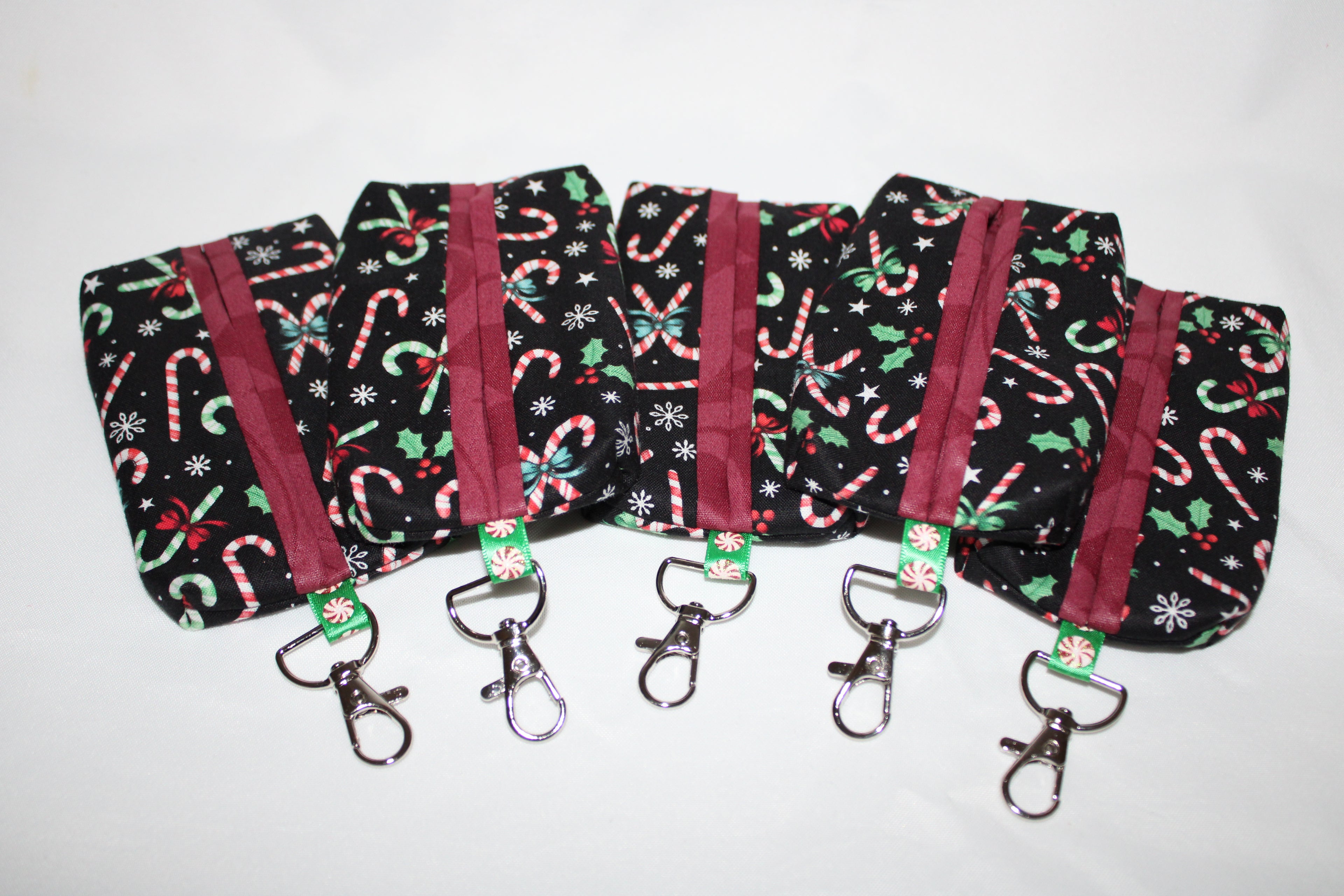 Candy cane tissue holder