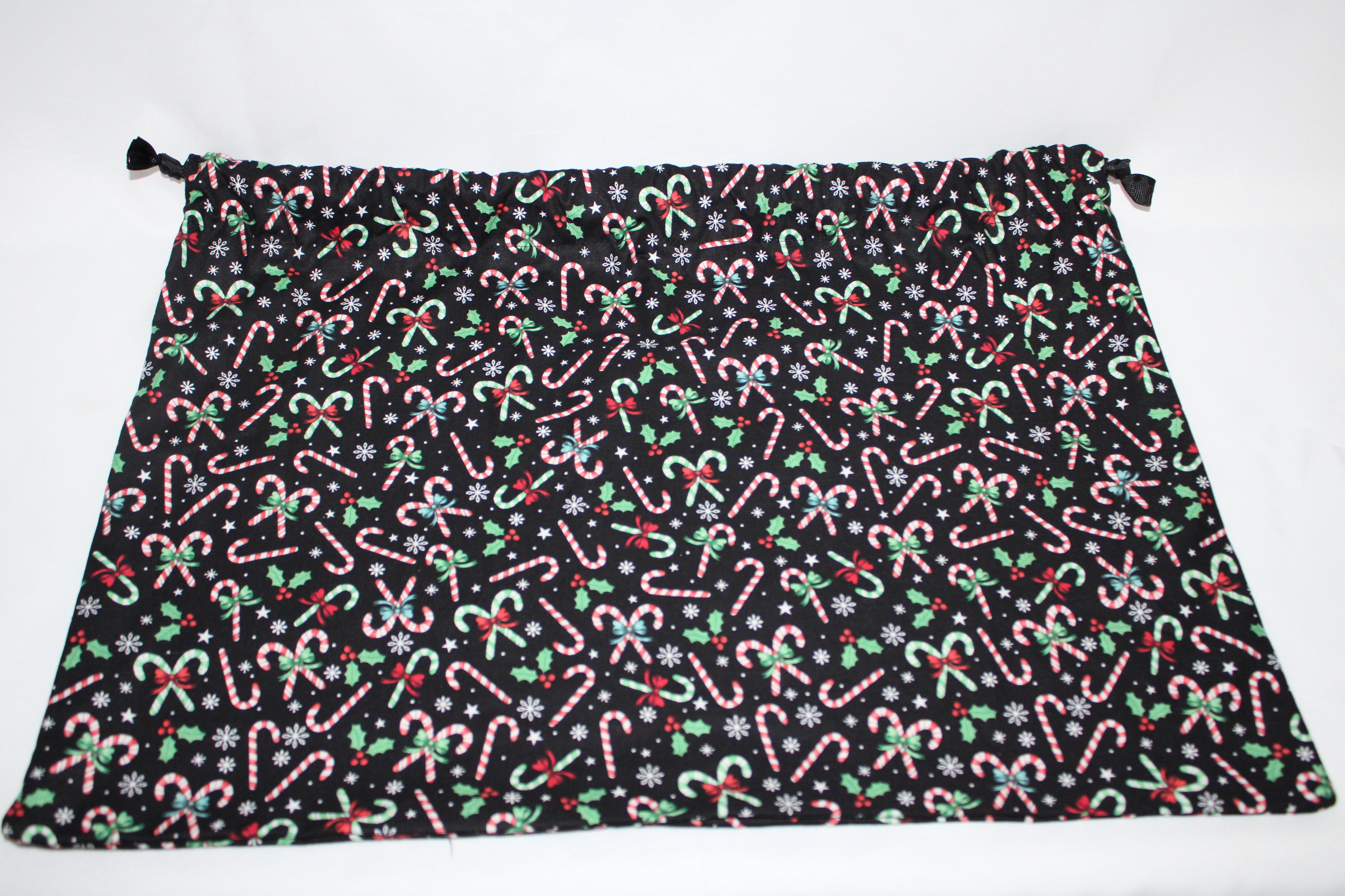 Large candy cane gift bag