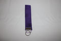 Purple wristlet keychain