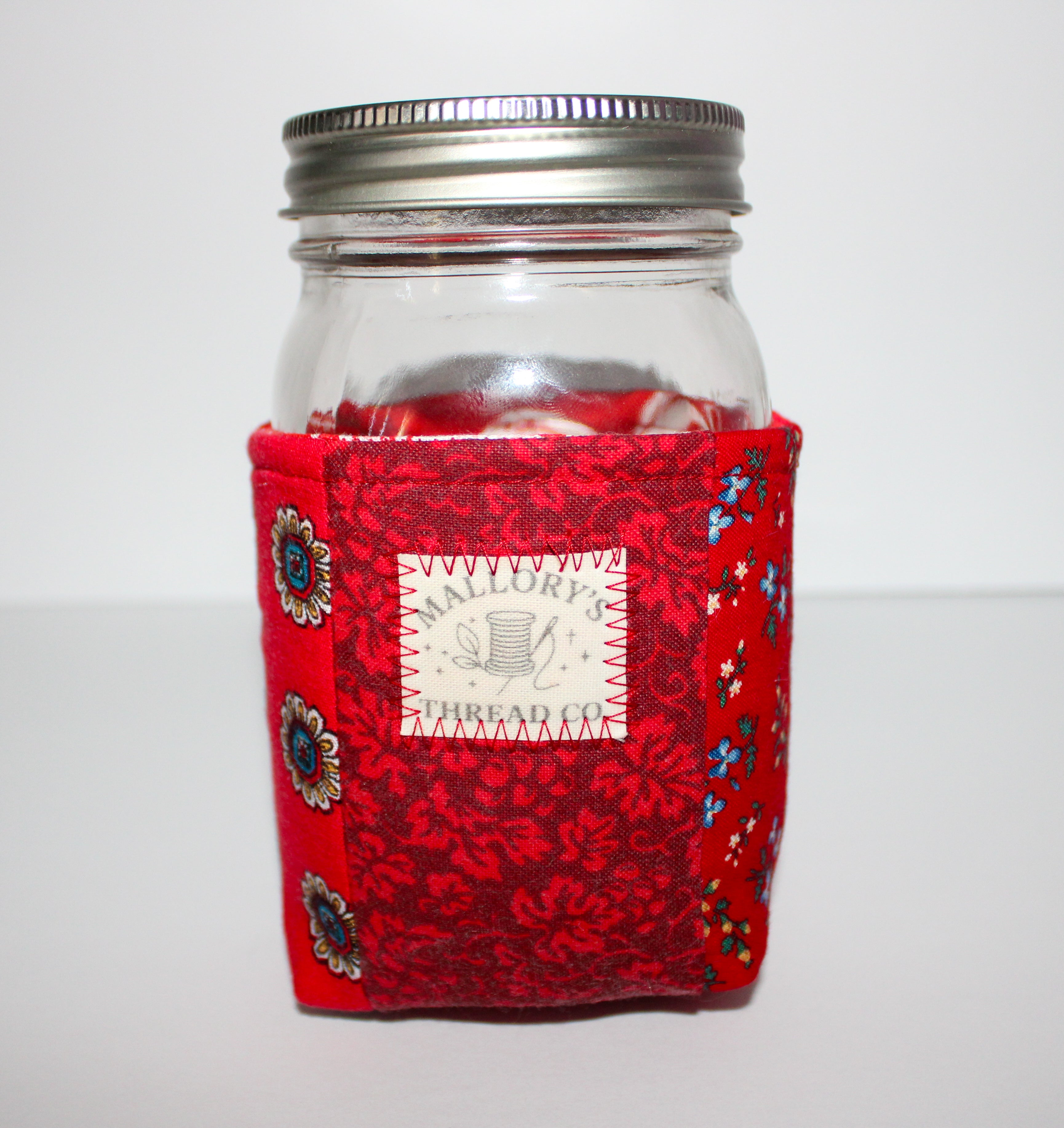 Groovy Red Koozie