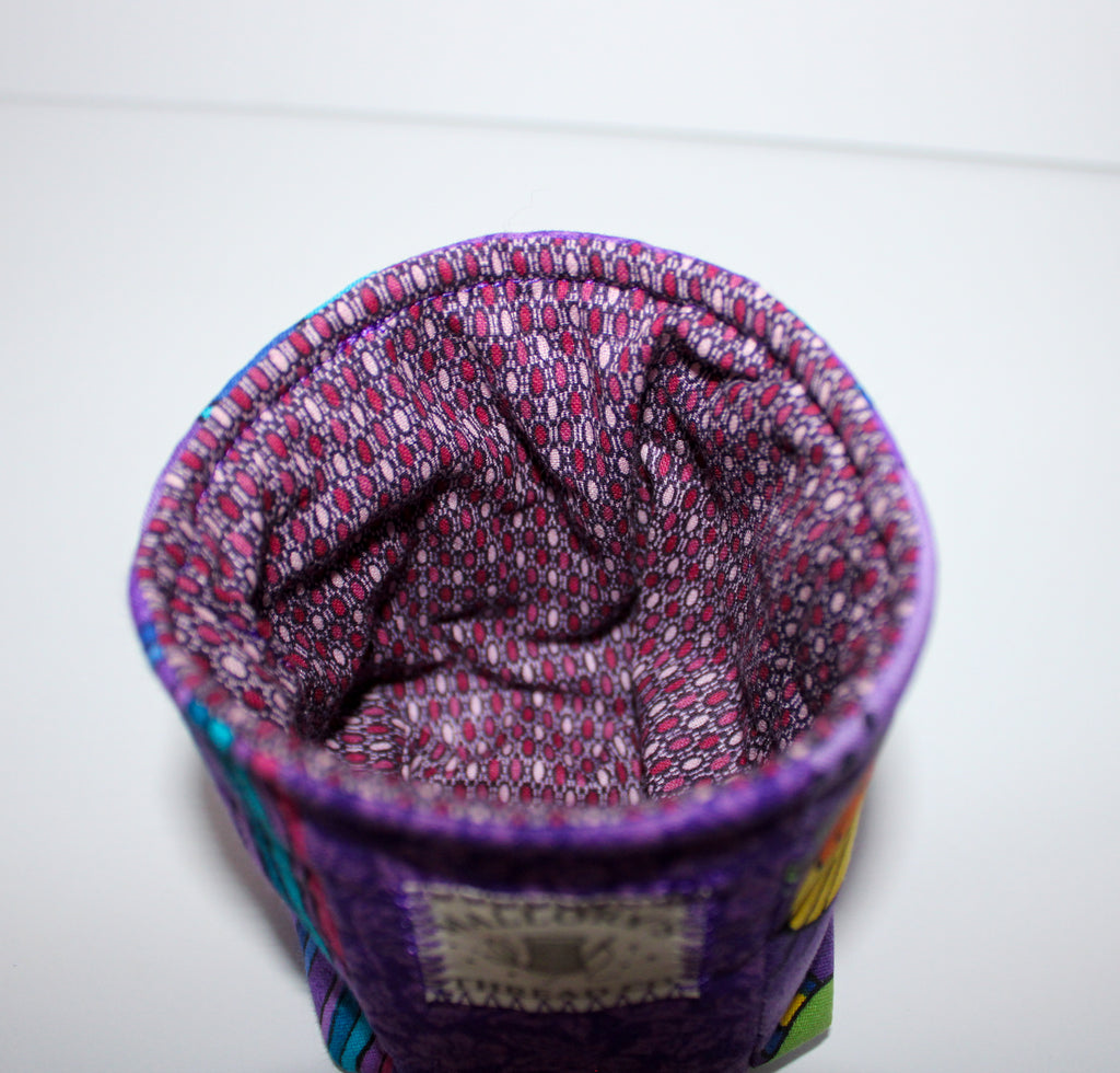 Groovy Purple Koozie