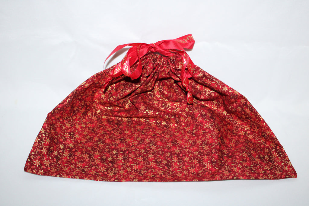 Large crimson sparkle gift bag