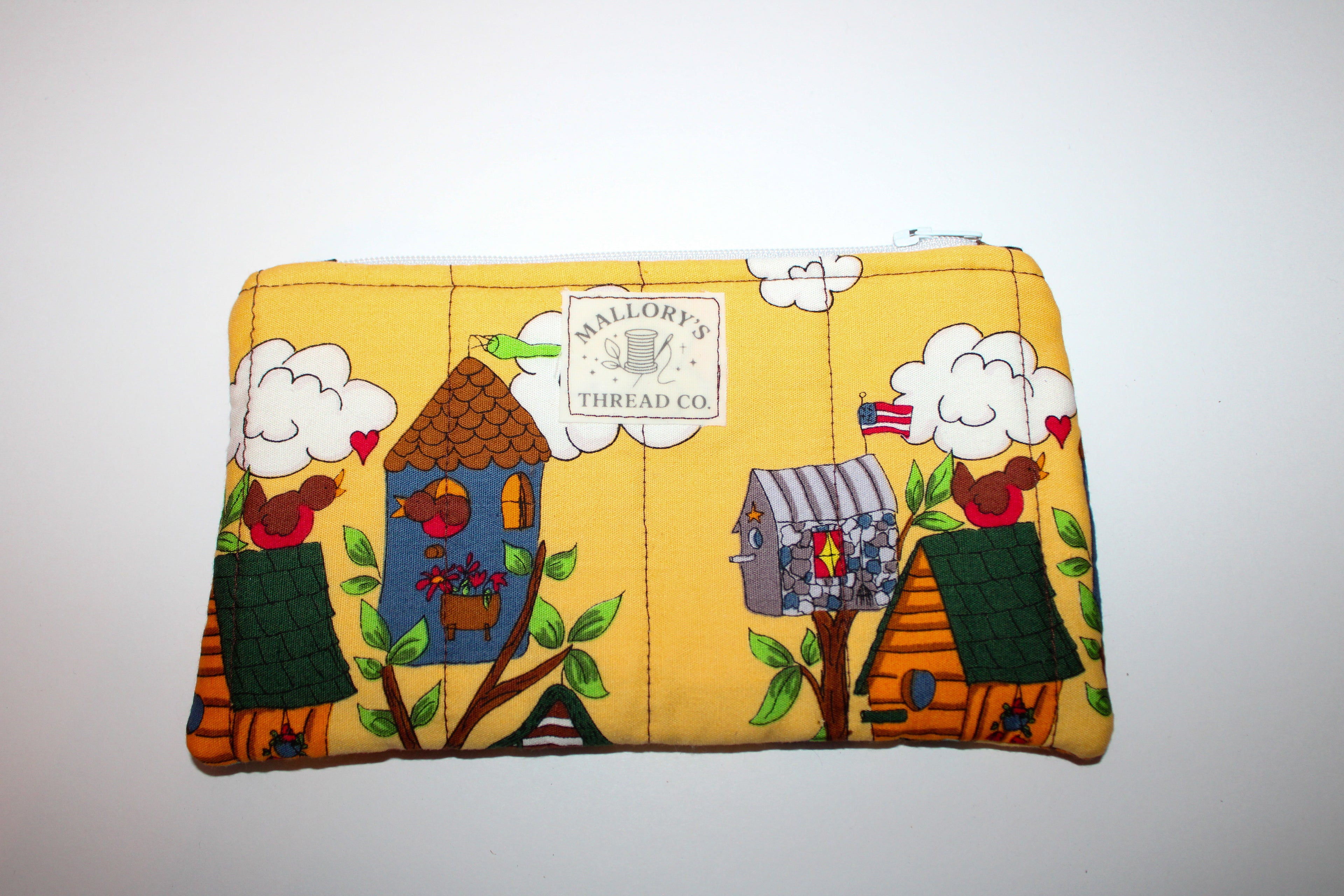 Bird House Zipper Pouch