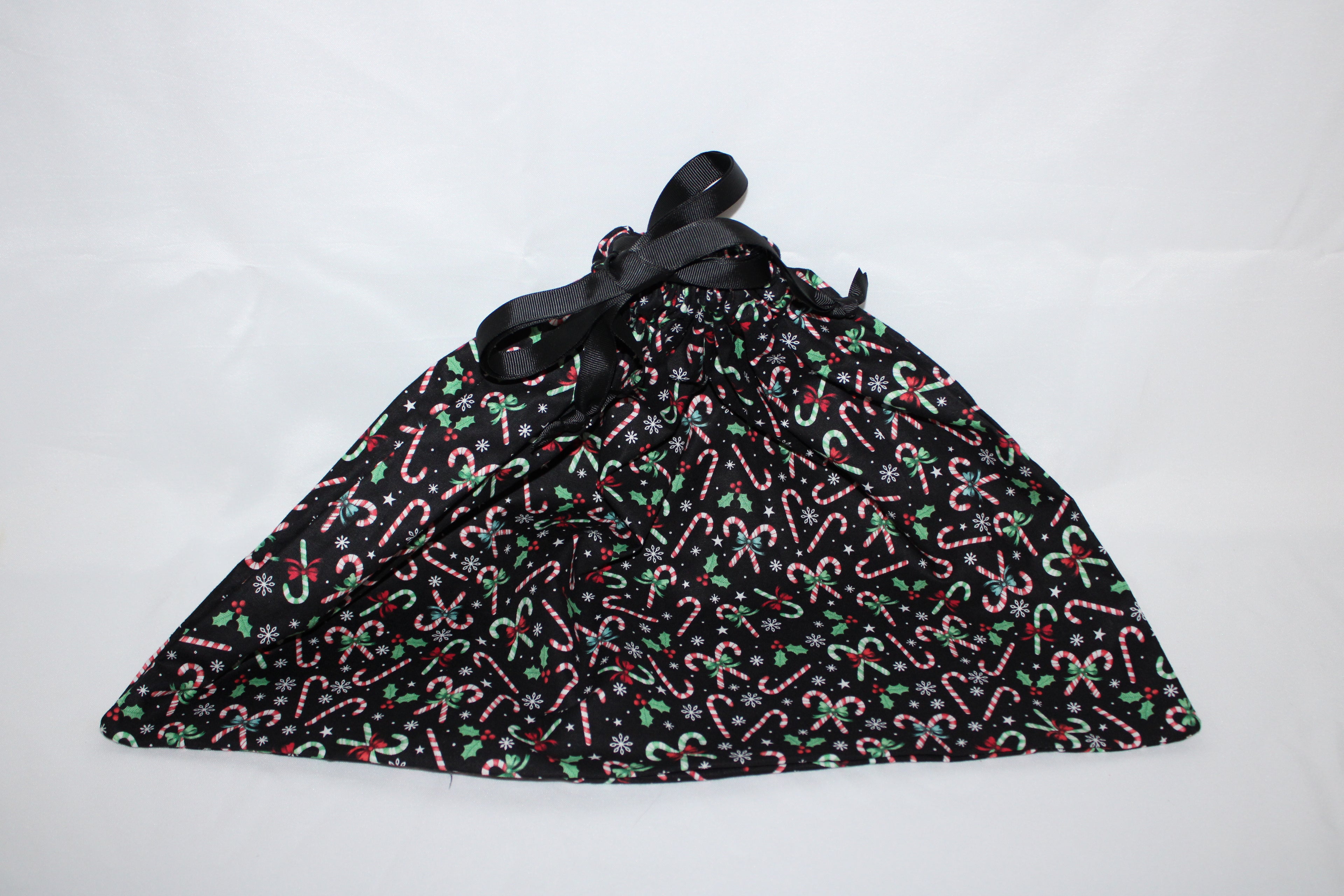 Large candy cane gift bag